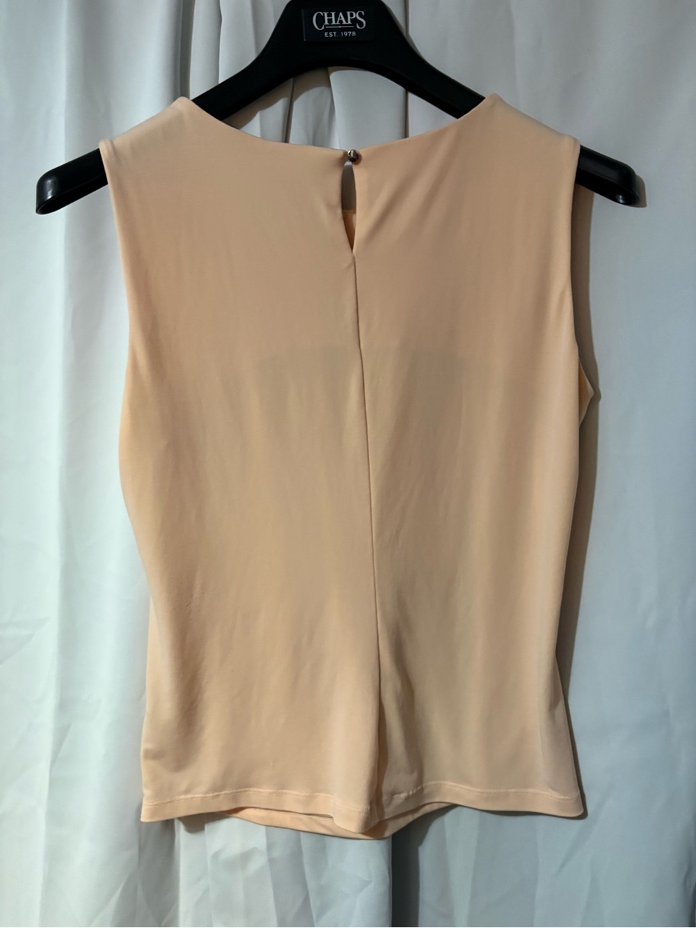Calvin Klein Peach Pleated Sleeveless Camisole #2070 - Picture 7 of 7